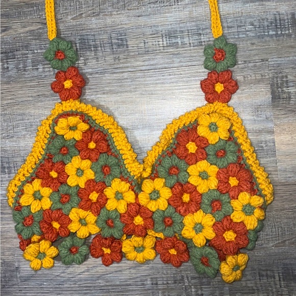 Hand made crochet bikini top - Picture 1 of 1